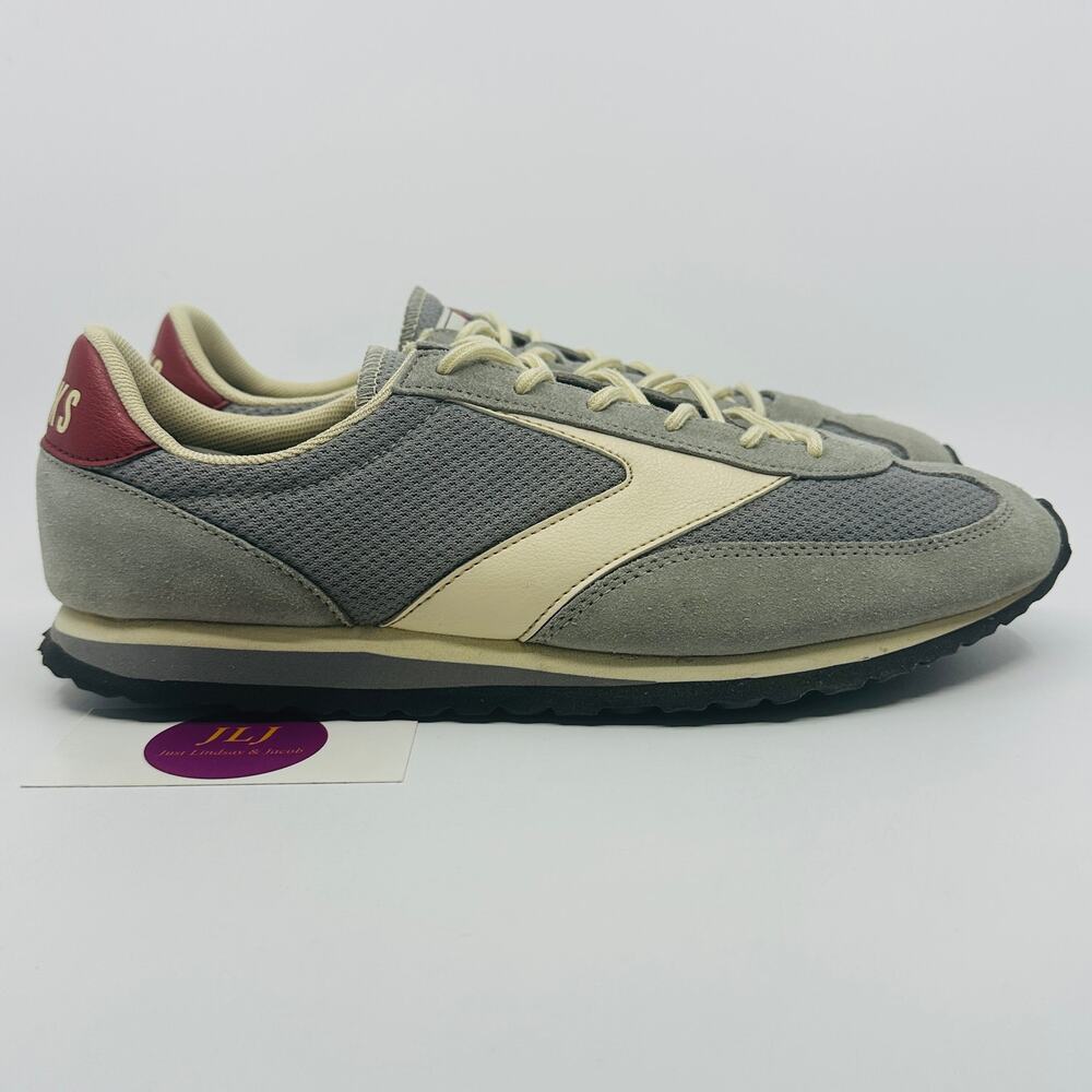 Brooks Men's Vanguard Gray Casual Running Retro Sneakers 110166D216 Size 10 D